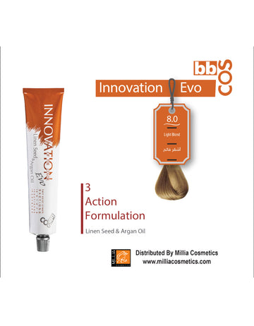 Innovation Hair Color 100 ml- 8.0